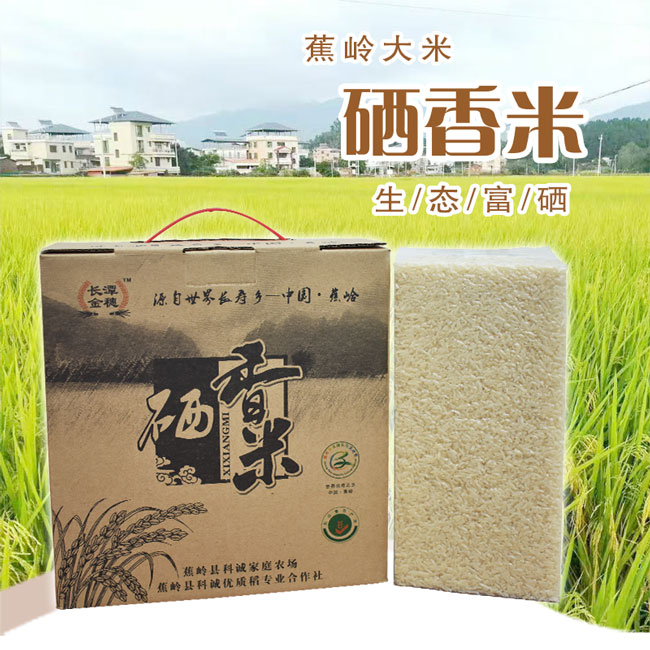 长潭金穗牌硒香米1kg*4